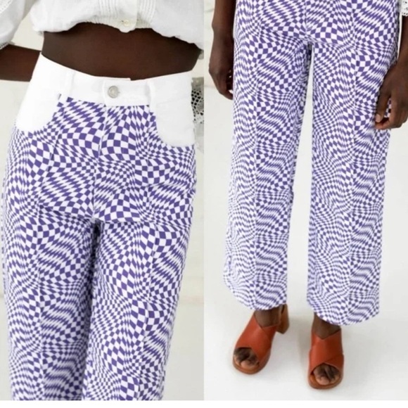 Lisa Says Gah purple Robyn pants size 25 - Picture 1 of 7